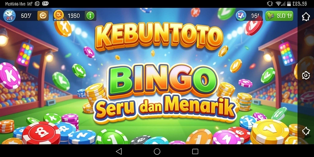 Screenshot gameplay KEBUNTOTO yang menampilkan suasana Bingo yang seru.