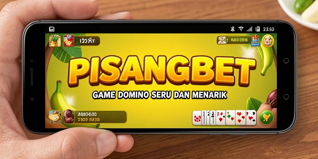 Tampilan gameplay Domino yang seru dan menarik di PISANGBET.